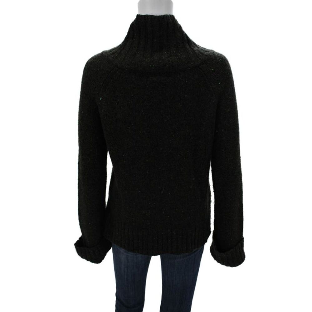 Tse Women Black Wool Turtleneck Long Sleeve Pullover Sweater Size S - Picture 3 of 4